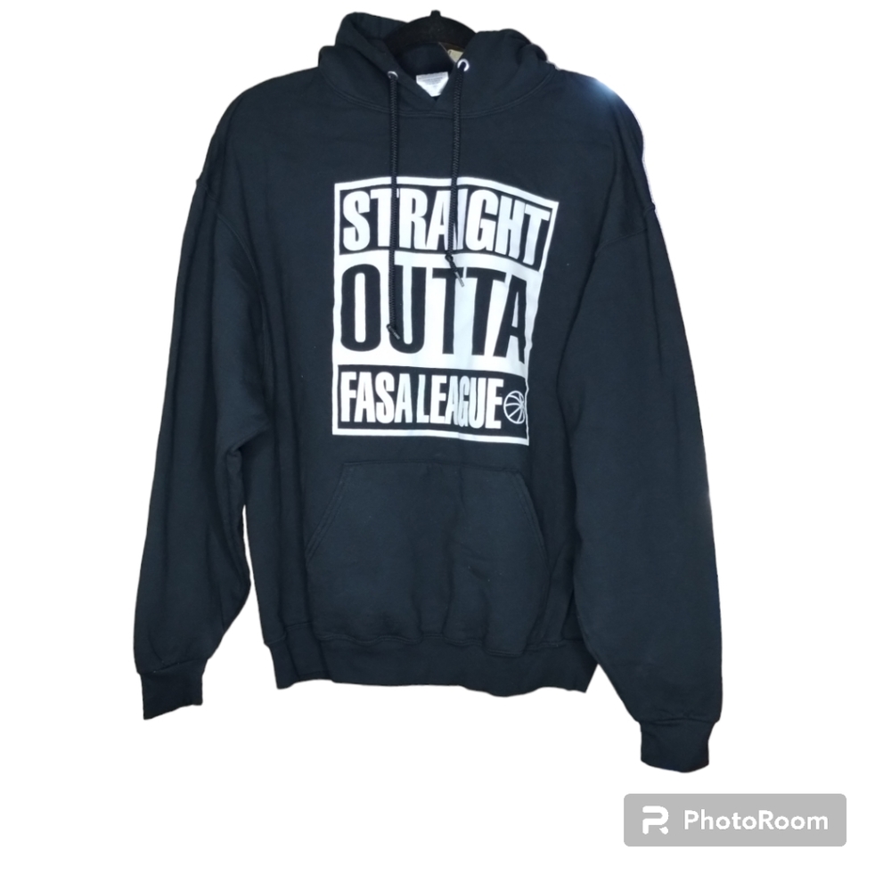 -44 Jerzees Nublend Straight Outta College Graduate Funny Gift Hoodie Sweater XL
